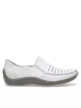 Мокасины Rieker, белый