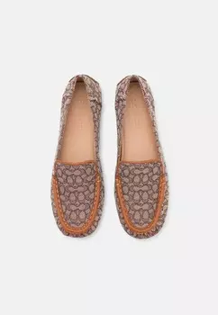 Мокасины RONNIE MICRO SIGNATURE LOAFER Coach, коричневый