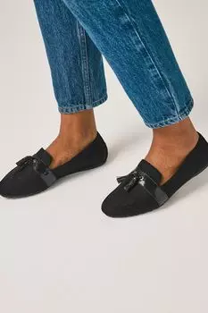 Мокасины с подошвой Forever Comfort и защитой кисточки Next, черный