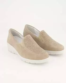 Мокасины Semler Slipper & Mokassins, бежевый