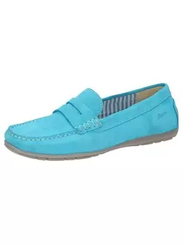 Мокасины SIOUX Moccasins, неоновый синий