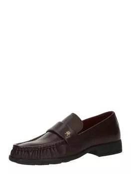 Мокасины TOMMY HILFIGER Moccasins, бордовый