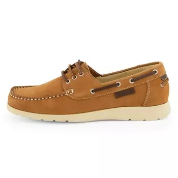 Мокасины Travelin Moccasins Seaport, цвет cognac/light brown/dark brown