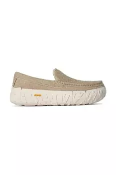 Мокасины UGG Ascot Wrap Tech Suede, бежевый