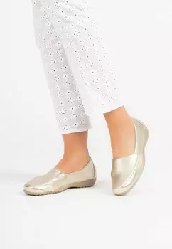 Мокасины vitaform, цвет gold