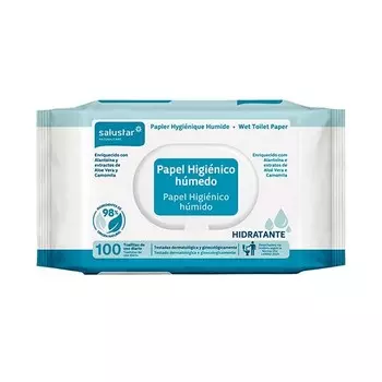 Мокрая туалетная бумага 1 шт Salustar