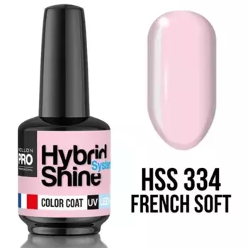 Mol Hss 334 Nude & Pastel - полуперманентный гибридный блеск Mollon Pro