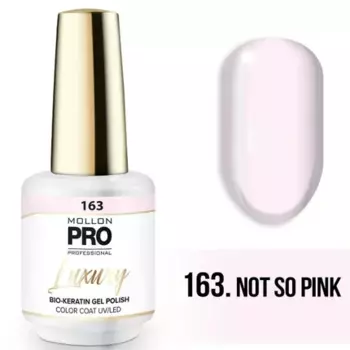 Mol Luxury 163 Not So Pink - полуперманентный лак для ногтей Mollon Pro