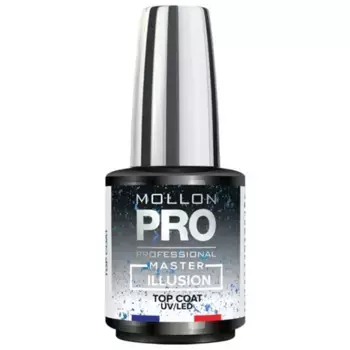 Mol Master Top Coat Illusion Blue - 12 мл Mollon Pro