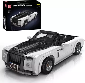 MOLD KING 10031 Rolls Royce WRAITH Набор культовых автомобильных строительных блоков Mould King