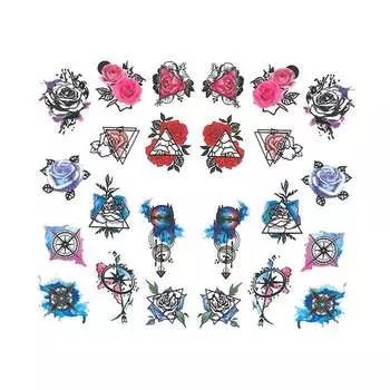 Моллилак, Водные наклейки для ногтей, Бн № 1182, Molly Lac