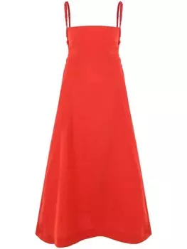Molly Goddard платье миди Реджи, красный