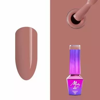 Molly Lac, 526 I'M The Nudelover Carmel, цветной гибридный лак для ногтей, 5 мл