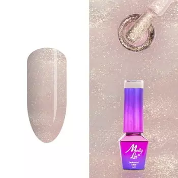 Molly Lac, Гибридный лак для ногтей, Свадебная мечта и годовщина шампанского, 5 мл № 382