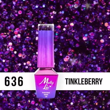 Molly Lac, гибридный лак, Spotlight Tinkleberry 5 G № 636