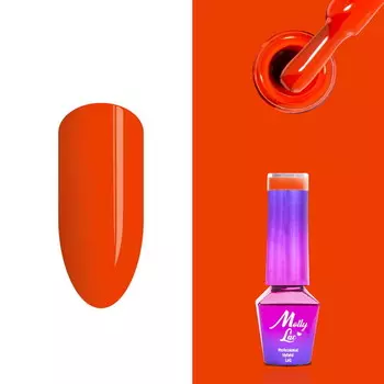 Molly Lac, Pin-Up Girl, гибридный лак для ногтей, 372 Rock & Roll, 5 мл