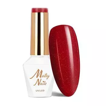 Molly Nails Elite Women Russian Glitter HEMA/Di-HEMA Free 8 г № 40 гибридный лак для ногтей