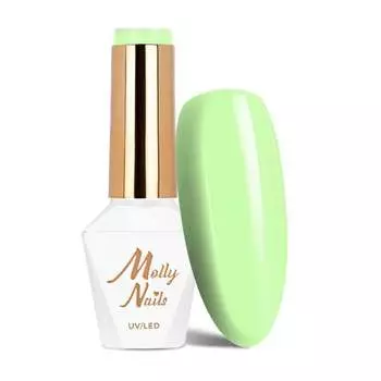 Molly Nails Fancy Fashion Mint Cocktail HEMA/Di-HEMA Free 8 г гибридный лак для ногтей № 337