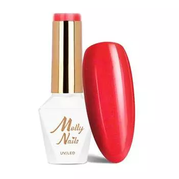 Molly Nails Hearts & Kisses Dazzling Heart HEMA/Di-HEMA Free 8 г гибридный лак для ногтей № 195