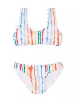 Molo бикини Nice в полоску, белый