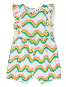 Molo боди с оборками, нейтральный цвет