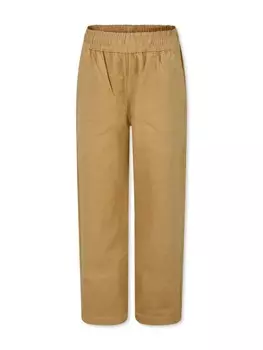 Molo брюки прямого кроя из хлопчатобумажной саржи, нейтральный цвет