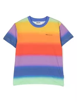 Molo футболка из органического хлопка с логотипом, оранжевый