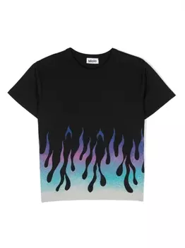 Molo футболка Riley из органического хлопка, черный