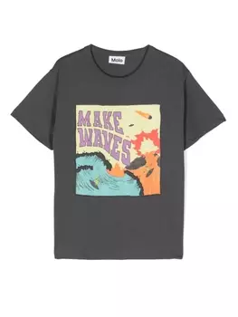 Molo футболка Riley из органического хлопка, серый