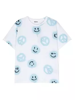 Molo футболка Riley из органического хлопка, синий