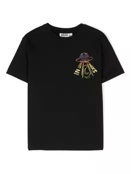 Molo футболка Rodney с принтом UFO, черный