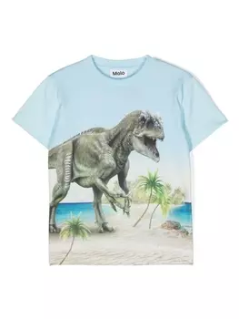Molo футболка Roxo с графичным принтом, синий