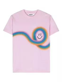 Molo футболка Roxo с принтом, розовый