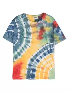 Molo футболка с принтом тай-дай, синий