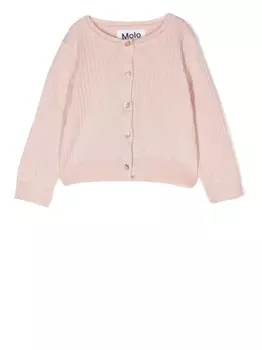 Molo кардиган из органического хлопка, розовый