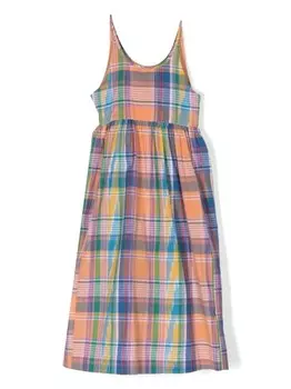 Molo клетчатое платье Chrissie, оранжевый