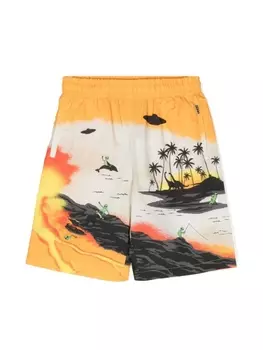 Molo комбинезон Adi с принтом, желтый