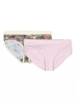 Molo комплект из двух трусов-брифов с принтом, розовый