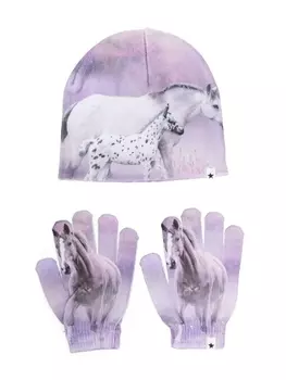 Molo комплект шапок-бини Kaya, фиолетовый