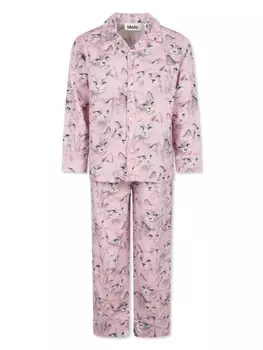 Molo пижама Lex Lavender с акварельным принтом, розовый