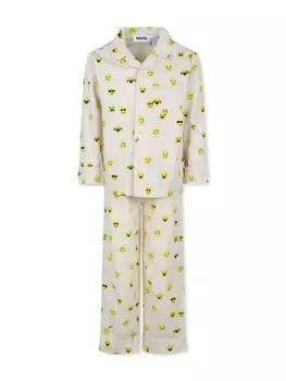 Molo пижама Lex Pixel с принтом Emoji, нейтральный цвет