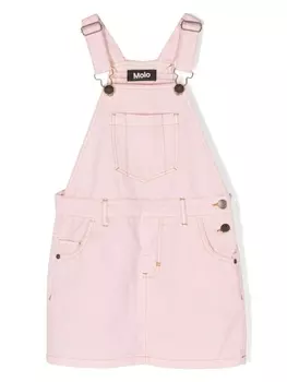 Molo платье Chakala с нашивкой-логотипом, розовый