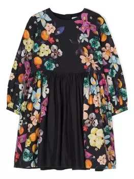 Molo платье Como с цветочным принтом, синий