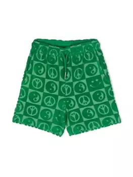 Molo плавки-шорты Abay в клетку, зеленый