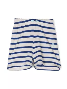 Molo полосатые шорты Skie из органического хлопка, белый