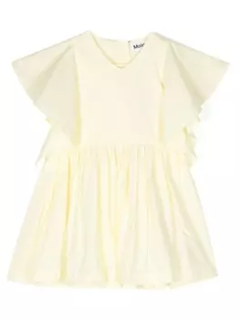 Molo поплиновое платье Christiana, желтый