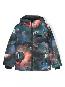 Molo пуховик Romo Space Fantasy, черный
