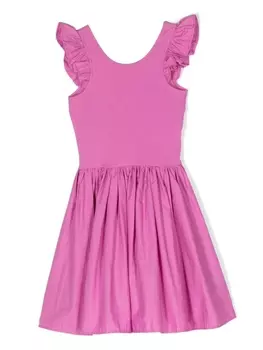 Molo расклешенное платье Cloudia с оборками, розовый