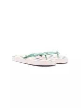 Molo шлепанцы с принтом Smiley, нейтральный цвет