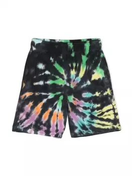 Molo шорты Amil с принтом тай-дай, синий